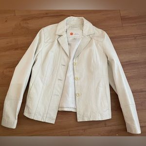 White Wilson Leather Jacket
